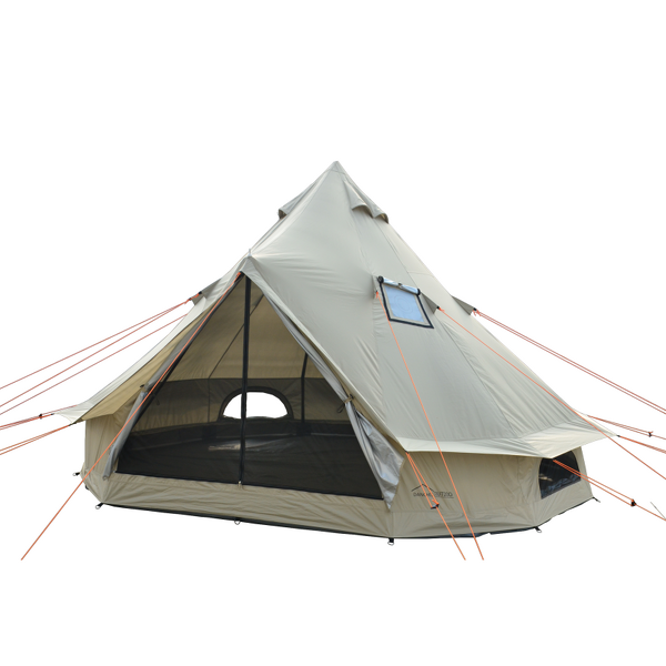 Yurt Tent Supplier - 4 Seasons Oxford Luxury Tent with Stove Jack