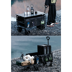 Camping Cart Manufacturer - Foldable Utility Wagon with Rear Tailgate