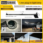 USB LED Camping Light Supplier - Waterproof Outdoor String Lights 1.4M/1.9M