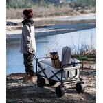 Camping Utility Cart Factory - All-Terrain Adjustable Handle Folding Wagon
