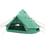 Green Tent Supplier - Teepee with Black Footprint 300D Oxford Fast Delivery