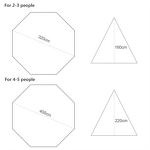 Octagonal Pyramid Tent Factory - Four Seasons Waterproof with Stove Hole