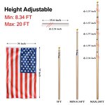 Flagpole Kit Manufacturer - Wholesale Customizable Telescopic Aluminum Pole