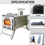 Portable Wood Stove Factory - Stainless Steel Hot Tent Stove for Cooking
