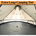 Luxury Camping Tent Manufacturer - Extra Large 5m Oxford Family Bell Tent