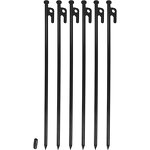 Tent Stakes Factory - Heavy Duty Forged Steel Metal Pegs 40cm-10pcs