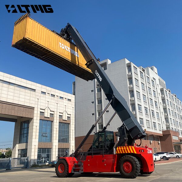 Port Machinery Supplier - Fast Transport 45 Tons Reach Stacker