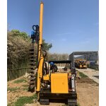Guardrail Pile Driver Supplier - Fence Installation Machine with Drill Hammer