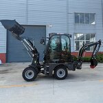 Mini Backhoe Loader Factory - Hot Sales Multi Functional Four-wheel Drive