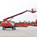 Telescoping Boom Lift Factory - Self-Propelled CE Certified 200kg Platform