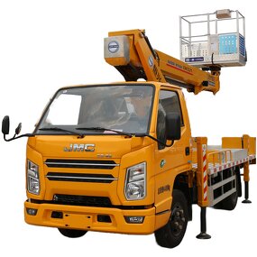 High-altitude Work Vehicles Supplier - Mobile Ladder with Hydraulic Legs Man Lift
