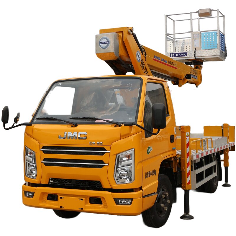 High-altitude Work Vehicles Supplier - Mobile Ladder with Hydraulic Legs Man Lift