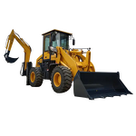 Mini Wheel Excavator Supplier - 4x4 Tractor Digger Front Loader Backhoe