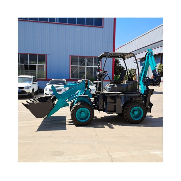 Mini Backhoe Loader Factory - 4 Wheel Drive Tractor Front Loader