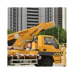 Bucket Lift Truck Supplier - Telescopic Boom Truck Crane Bucket