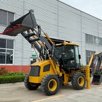 Backhoe Loader Manufacturer - CE EPA Engine 4X4 Wheel Front End Backhoe