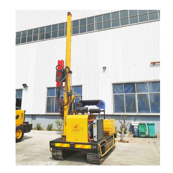Ramming Machine Factory - Solar Pile Driver with Folded Hydraulic Hammer