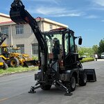 Mini Backhoe Loader Factory - Free Shipping 4X4 with EPA Engine