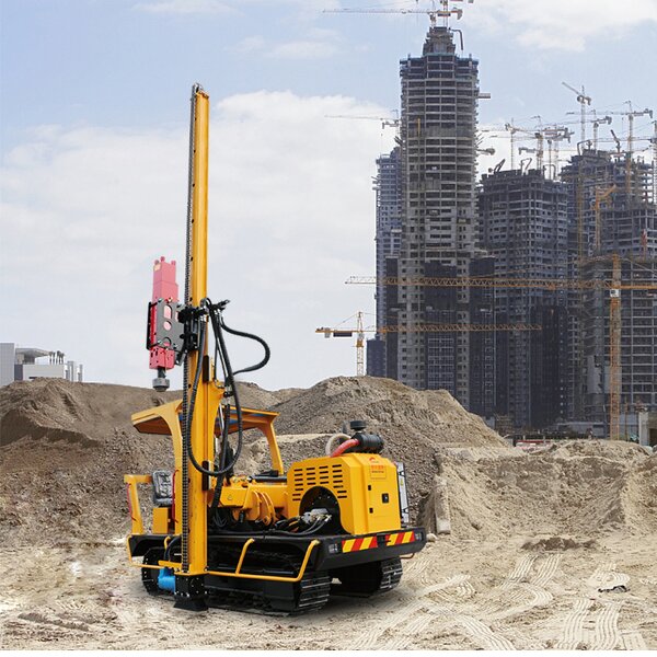 Rotary Drilling Rig Manufacturer - Photovoltaic Screw Pile Driver Factory Sale