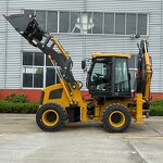 Backhoe Loader Manufacturer - CE EPA Engine 4X4 Wheel Front End Backhoe