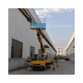 Bucket Lift Truck Supplier - Telescopic Boom Truck Crane Bucket