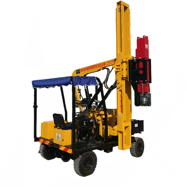 Highway Guardrail Pile Driver Manufacturer - Fluid-drive Installation Machine
