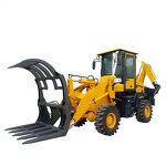 Mini Wheel Excavator Supplier - 4x4 Tractor Digger Front Loader Backhoe
