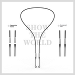 Earplug Lanyard Manufacturer - UT Soft Silicone Magnetic Cord