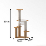 Cat Bed Supplier - UT Space Capsule Sisal Two-layer Climbing