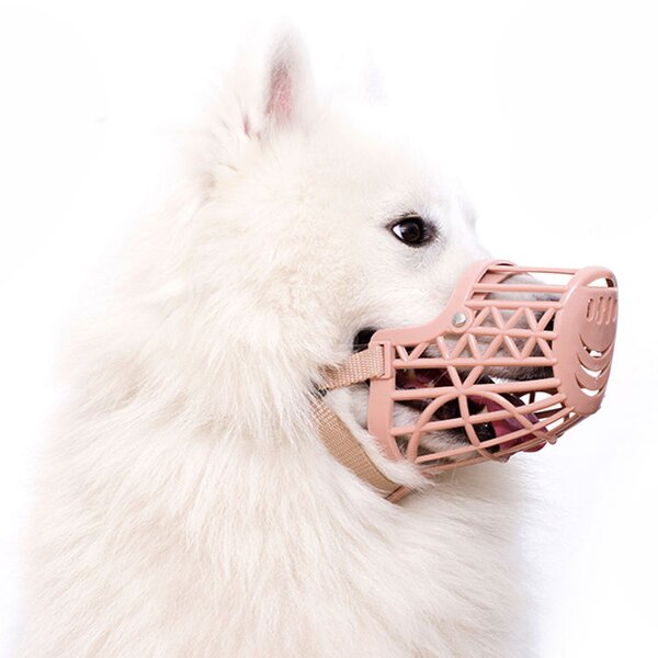 Dog Muzzle Manufacturer - UT Anti-bite Pink Silicone Puppy