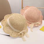 Kids Straw Hat Manufacturer - Fresh Small Sun Protection Lace