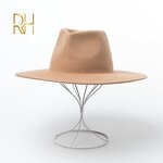 Fedora Hat Manufacturer - Ladies Camel Color Cowboy Shape