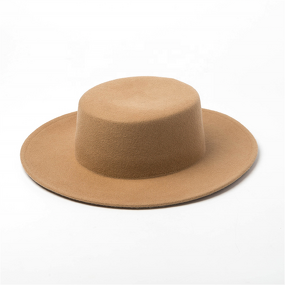 Wool Hat Supplier - 100% Wool Boater Shape for Ladies