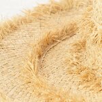 Straw Hat Supplier - Handmade Flat Top Raffia with Tassel