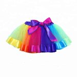 Tutu Skirt Manufacturer - Multi Color Baby Girl's Rainbow