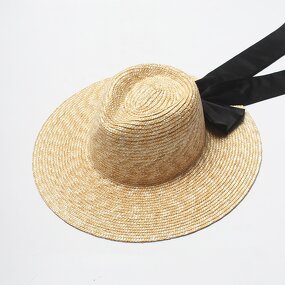 Cowboy Straw Hat Manufacturer - Bow Knot Natural Color Wheat