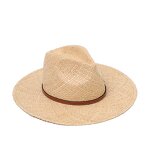Panama Hat Supplier - Raffia Straw Woven Unisex with Ribbon