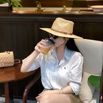 Panama Hat Supplier - Raffia Straw Woven Unisex with Ribbon