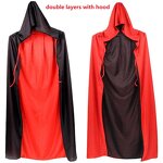 Halloween Cloak Manufacturer - Black and Red Suit for Adult