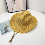 Cowgirl Straw Hat Manufacturer - Women Colorful Striped Matching
