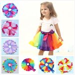 Tutu Skirt Manufacturer - Multi Color Baby Girl's Rainbow