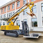 Crawler Lifter with Tray Supplier - Suction Cup Vacuum Robot for Panels