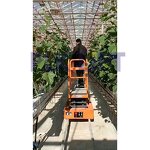 Four-Wheel Pipe Rail Trolley Factory - Roll Container for Harvest OEM Customizable