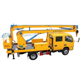 Truck Mounted Boom Lift Factory - Hook Hoist Basket All in One