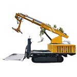 Solar Panel Mounting Machine Manufacturer - Hydraulic Crawler with Vacuum Lifters