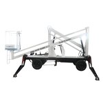 Articulated Manlift Manufacturer - Hydraulic Drivable with Four Wheels Jib