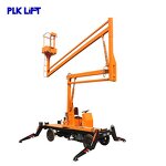 Articulated Manlift Manufacturer - Hydraulic Drivable with Four Wheels Jib