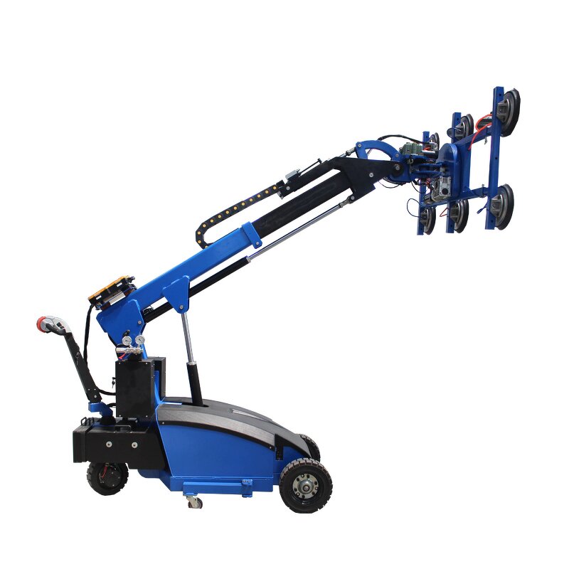 Glass Factory Vacuum Crane Manufacturer - Mobile Hydraulic with Suction Cups