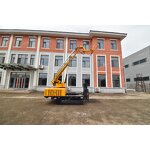 Hydraulic Crawler Installation Machine Factory - with Lift Tables for Photovoltaic Panels