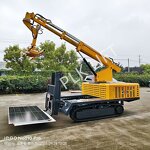 Hydraulic Crawler Installer Factory - with Vacuum Lifters for Photovoltaic Panels